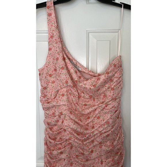 NWT Likely TASH DRESS Color: Roseshadow Mult, Pink, Floral/ One Shoulder Size 14 - Picture 12 of 16